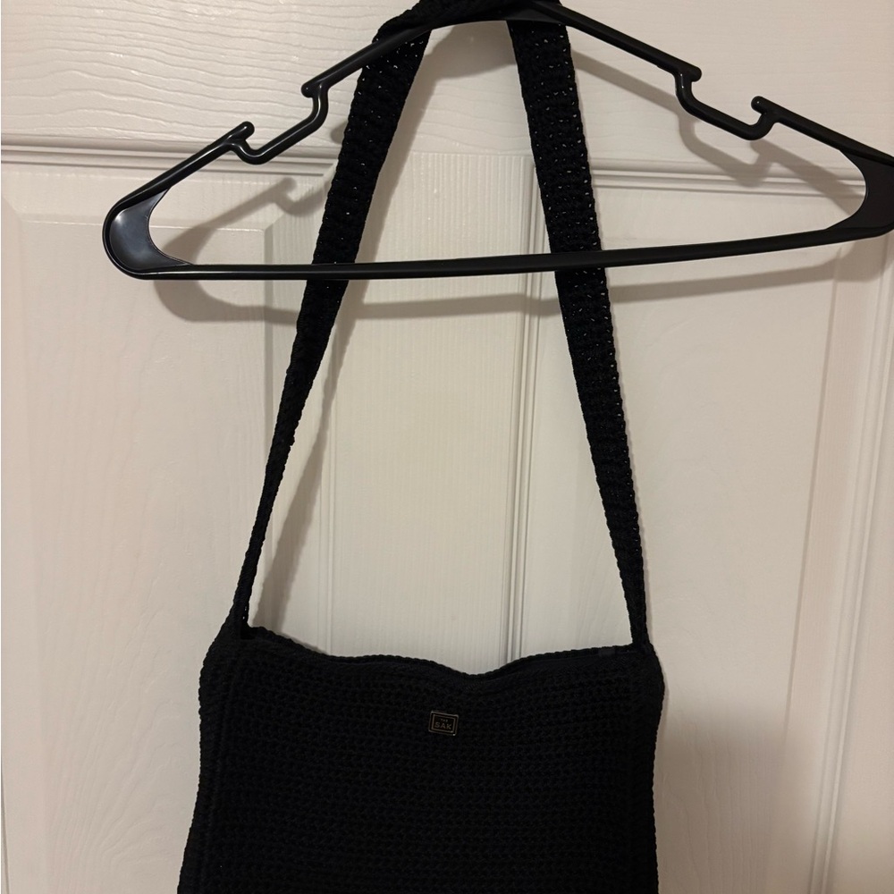 The Sak Black Crochet Shoulder Bag Vintage, 90’s